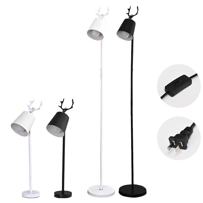 Table lamp ins style bedroom desk bedside table lamp popular douyin warm nordic simple creative stylish antler lamp