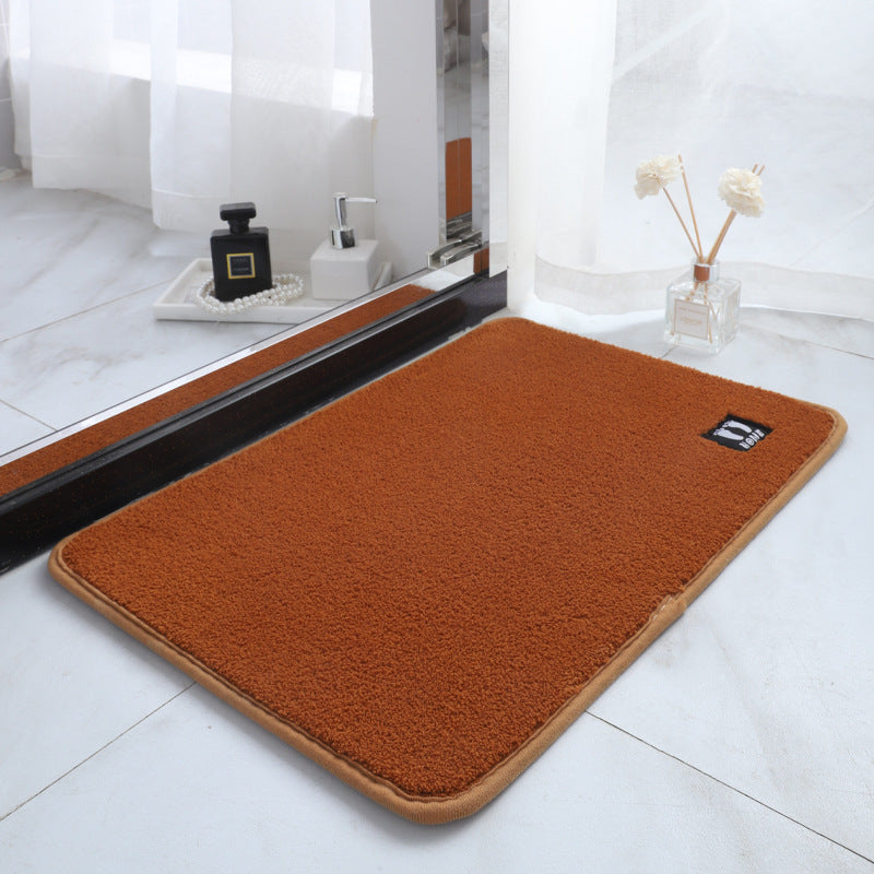 hot-selling pure color super soft floor mats, modern casual bedroom bedside carpet, bathroom absorbent non-slip mat