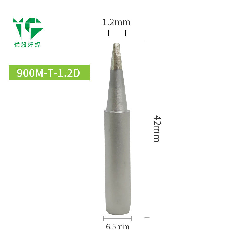 936 electric soldering iron head matte lead-free soldering table soldering iron K nozzle chrome iron head wholesale internal heating 900 matte iron head