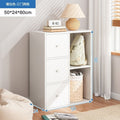 [new model] 3 doors, 2 compartments, white 50*24*80cm