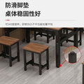 For home dining table and chairs table and chairs snack bar modern small apartment fast food casual restaurant dining table rectangular combination simple