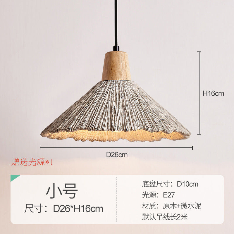 Wabi Sandy Wind Bedroom Bedside Wall Lamp Medieval Cream Wind B & B Restaurant Bar Clothing Store Designer Niche Chandelier