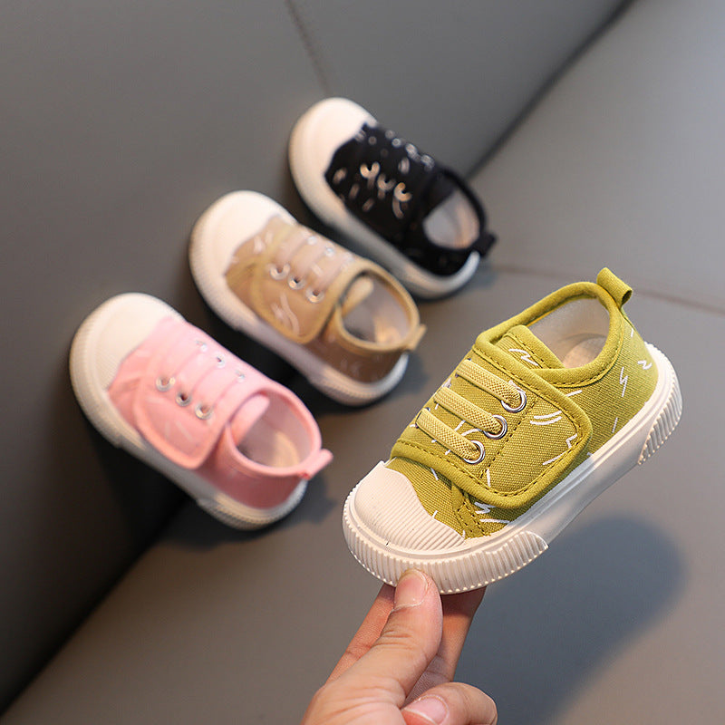 Kids' canvas shoes - new spring/autumn  collection: breathable casual low-top sneakers for boys (ages 1-6) and girls