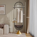 G-shaped clothes hanger-black gold