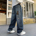 Boys' spring pants  new collection: spring/autumn loose-fit jeans for older boys