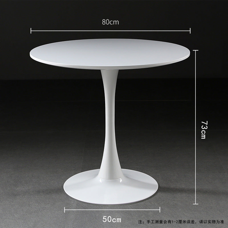 Nail salon waiting table balcony tulip side table small round table dining table coffee table small apartment round table for home