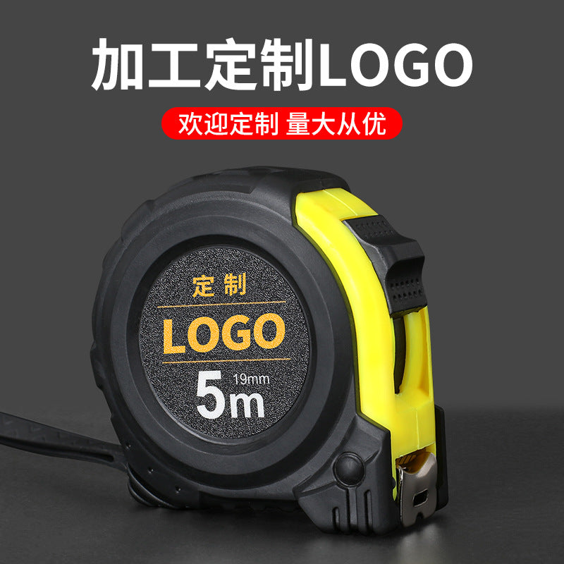 Factory supply wholesale tape measure 5 meters centimeter 3 meters thickened rubber anti-drop imperial 7.5m box measure 10 meters steel tape measure
