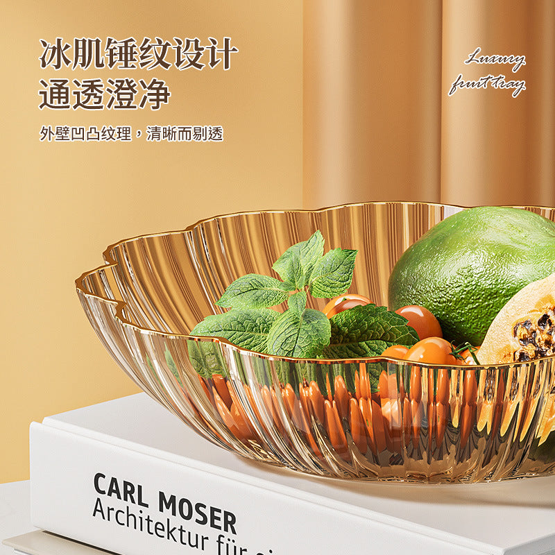 Dried fruit box Creative candy box Household dried fruit plate Combination grid with cover Living room Chinese New Year fruit melon seed candy plate