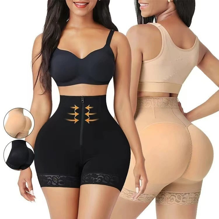 European and american cross-border hot-selling peach lift body shaping pants - powerful waist control, sexy mid-rise tummy control pants wholesale