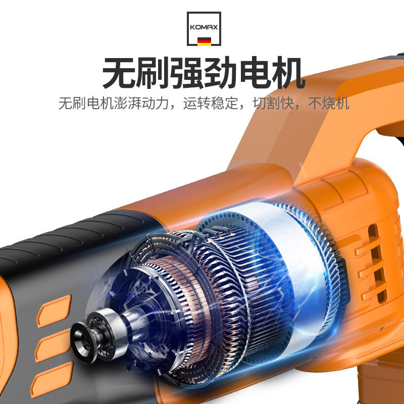 Lithium electric reciprocating saw tool suitfor home electric saber saw small outdoor handheld saw rechargeable work lumbering saw