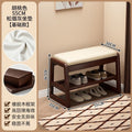 Solid wood entrance door shoe changing stool accessible luxuryclassy sense shoe cabinet stool all-in-onefor home can sit storage bench bench