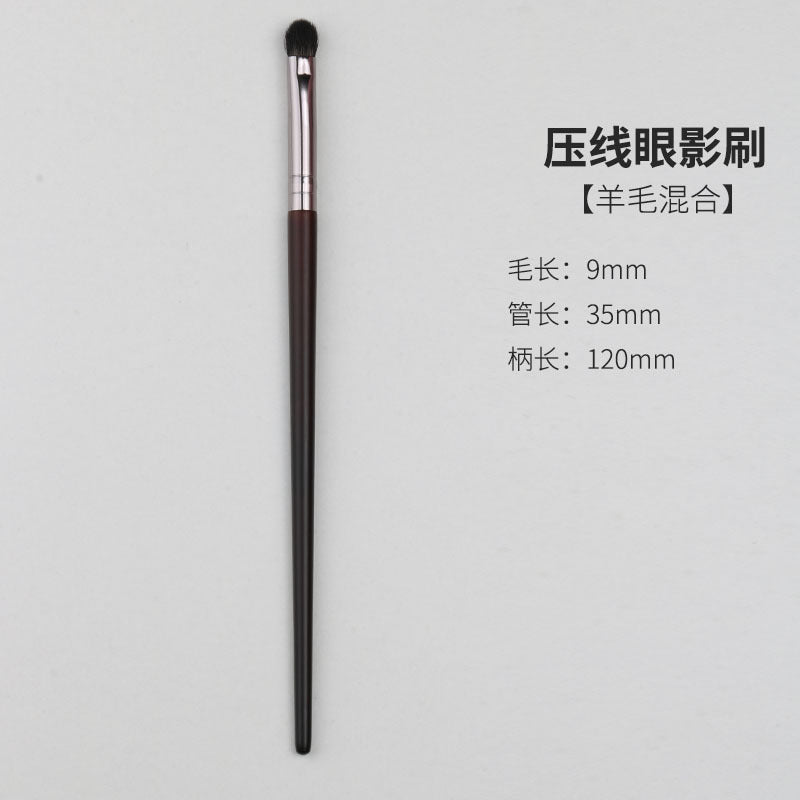Wooden handle makeup brush set - cangzhou makeup brushes: blush brush, wool brush, powder brush, foundation brush, eyeshadow brush, and other makeup brushes