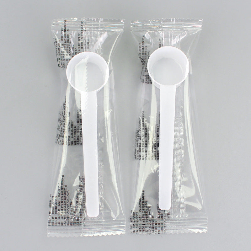 Plastic measuring spoon 10ml for facial mask powder 5g water 10g chemical fertilizer and pesticide powder measuring spoon individually packaged