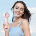 2025 new handheld mini fan, portable usb fan, rechargeable long-lasting battery fan, desktop fan