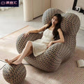 Mom's embrace sofa chair light luxury single cross-border casual sofa designer creative popular lazy sofa