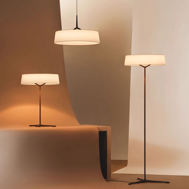 Spanish vibia designer minimalist floor lamp - perfect for living room sofas, study, bedroom, and creating ambiance