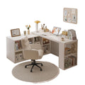 Corner desk home study table bedroom girls dressing table bookcase all-in-one free combination corner computer desk