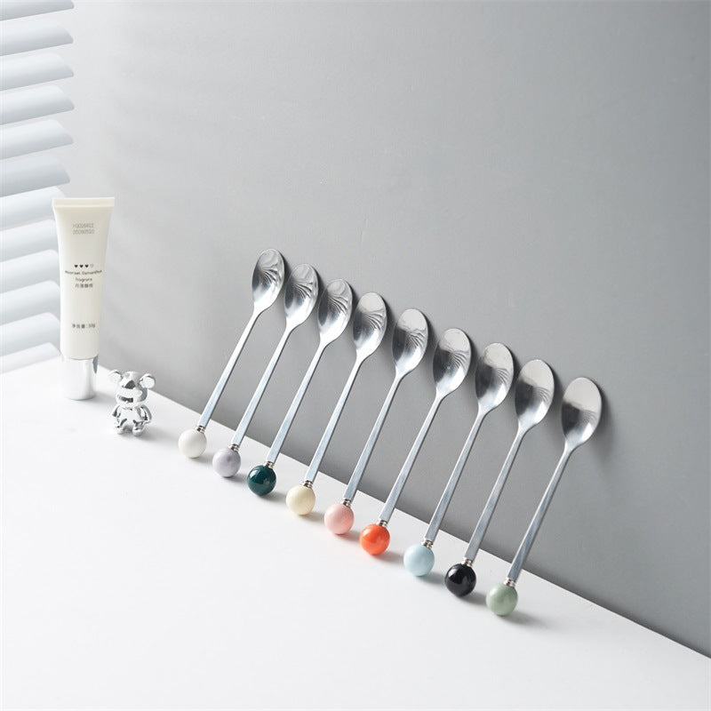 New arrival spoon stainless steel high-looking fork and spoon decal size can be customized for home coffee spoon and fork customization