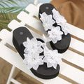 plus size toe slippers for women 2025 summer fashion style temu popular lightweight outwear flower sandals for women