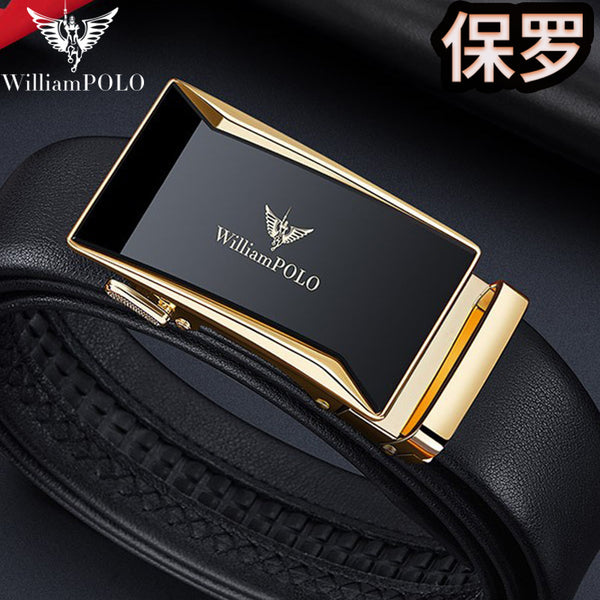 Emperor Paul Belt Men's Leather Belt Men's Automatic Buckle Belt Men's Business Casual Men's Belt Wholesale
