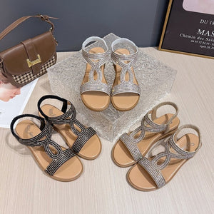 Women's sandals: trendy new summer styles, influencer-approved, instagram-worthy, stylish for students, perfect for dressing up with skirts, fairy-like roman sandals for women