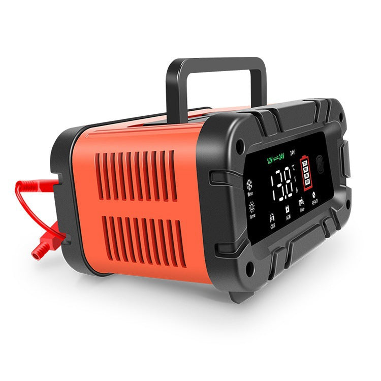 7-stage 12v/24v motorcycle battery charger, smart battery charger, car battery charger