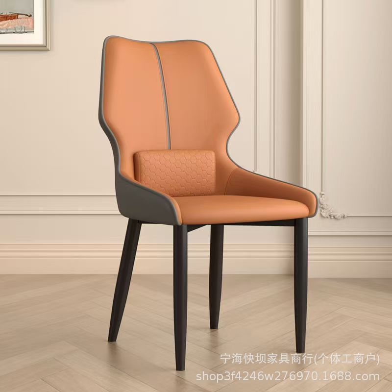 Scandinavian style accessible luxury dining chair for homecasual modern restaurant back chair mahjong chair casual hotel dining table stool