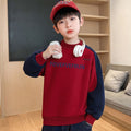 Boys' hoodies & sweatshirts: spring  new arrivals - color block base layers for kids & teens - stylish & trendy tops for students