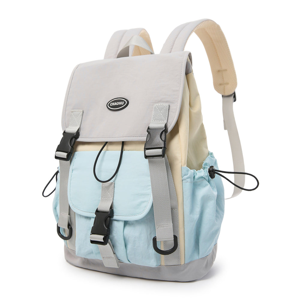 Women's outdoor backpack - 2026 new color block design, versatile sports backpack for hiking, trekking, lightweight, waterproof, small backpack