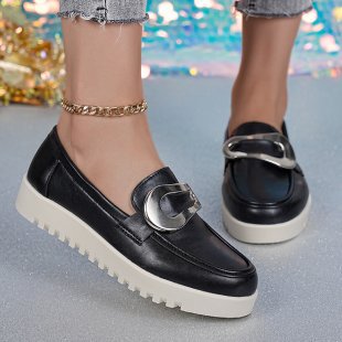 spring/autumn new arrival: plus size chunky sole loafers for women, sizes 36-43. wholesale available. perfect for  and  dropshipping