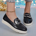 spring/autumn new arrival: plus size chunky sole loafers for women, sizes 36-43. wholesale available. perfect for  and  dropshipping