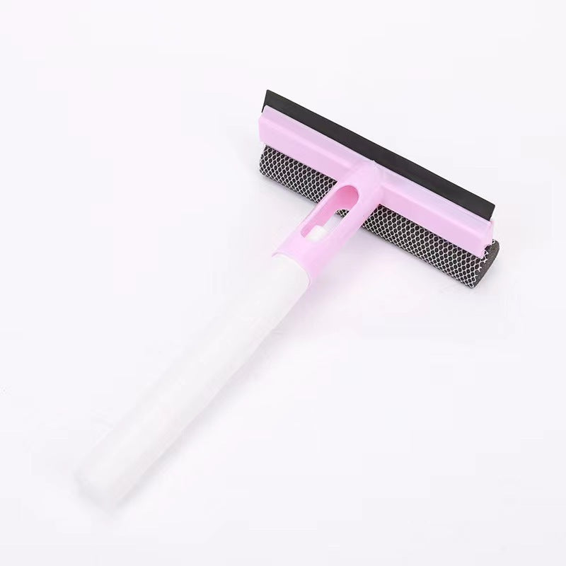Double-sided multi-function glass cleaner, window cleaner, brush, window brush, water spray silicone window cleaner