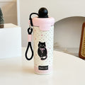 Floating ball thermos cup 600ml-black ball