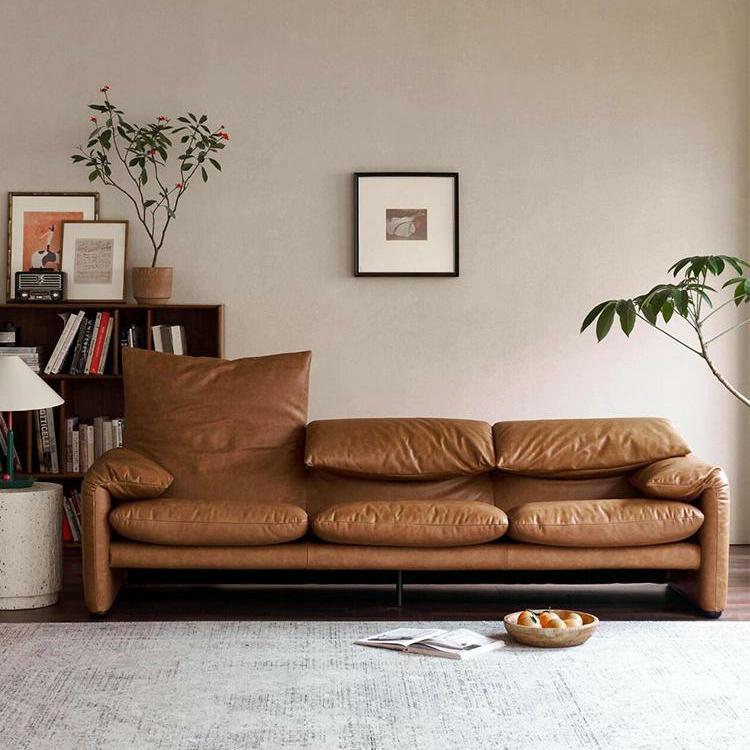 Maralunga fabric sofa italian normcore living room club medieval straight row leather sofa
