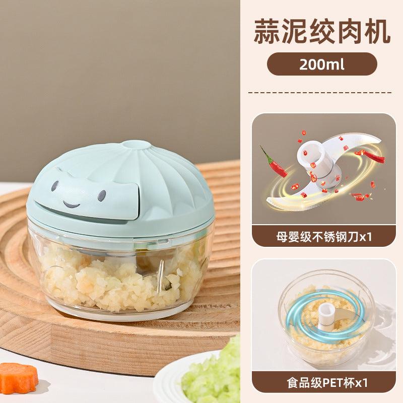 Garlic masher manual garlic puller kitchen multifunctional garlic masher ginger garlic meat mashed food meat grinder vegetable cutter handy gadget