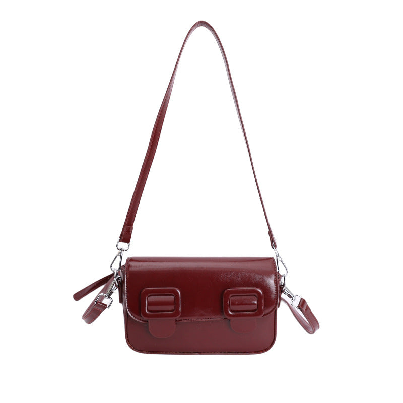 women's bag wholesale: fashionable cambridge bag, vintage versatile patent leather, high-end texture shoulder bag, autumn/winter crossbody bag
