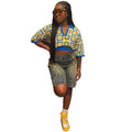 European and american cross-border women's fashion: new  women's denim shorts, street style distressed raw hem vintage jeans