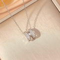 [titanium steel] japanese and korean cross-border popular fashion letter h necklace for women, high-end, accessible luxury, niche clavicle chain jewelry