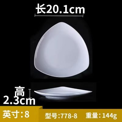 Fat beef plate melamine hotpot restaurant buffet plate tableware barbecue plate commercial side dish dish lettuce bucket haidilao