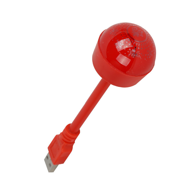 Lollipop small blessing character lamp atmosphere lamp night light projection lamp douyin festival table lamp led lamp projection blessing