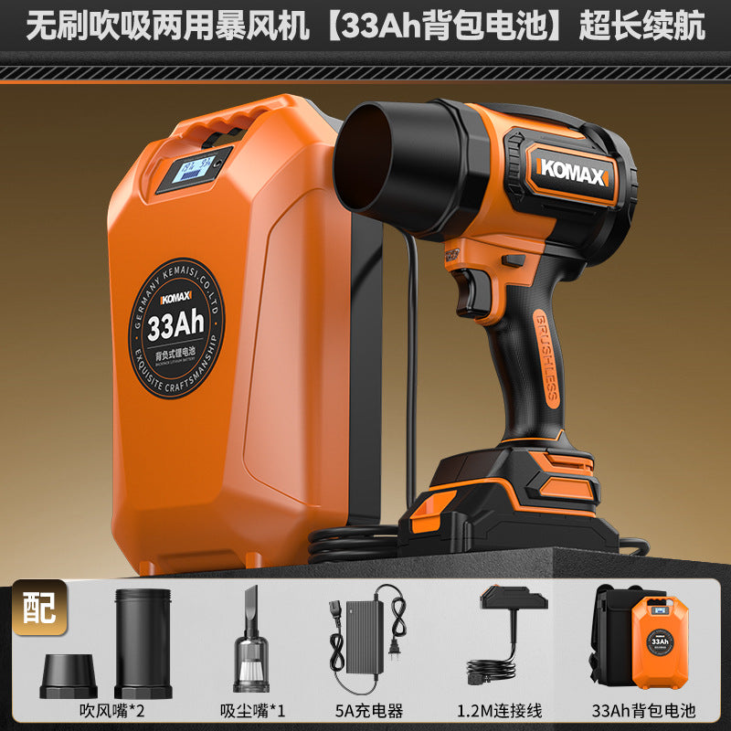 High-performance industrial-grade turbo blower - powerful lithium-ion cordless air blower for dust removal and industrial applications