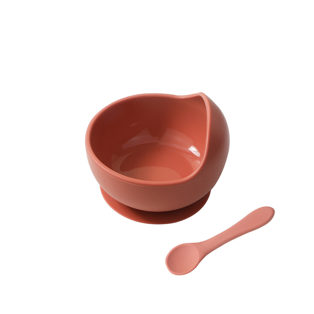 Baby silicone bowl kids' tableware food supplement bowl suction bowl maternity and infant supplies silicone plate cross-border hot seller