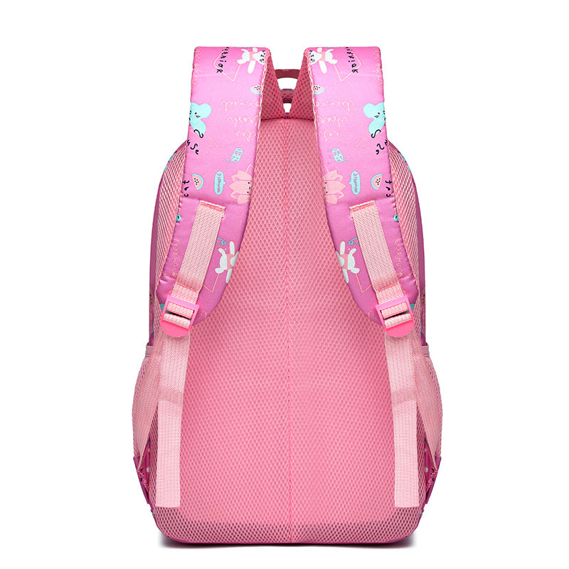 Manufacturer wholesale new schoolbags, primary school girls and children fashion backpacks, lightweight burden reduction spine protection 6-12 years old backpack