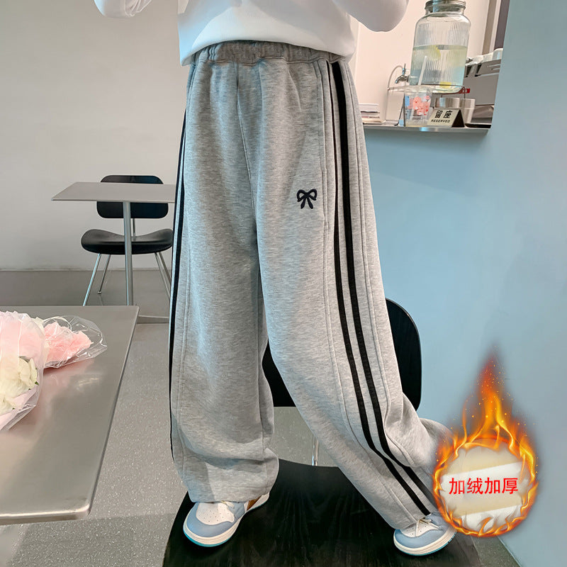Girls' pants - spring/autumn collection : new autumn styles, kids' active & casual pants, stylish girls' wide-leg trousers, trendy autumn fashion