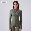Women's yoga jacket - new hooded drawstring jacket, slim fit, versatile, slimming, running, sports & fitness apparel daw204