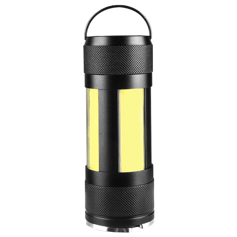 Cross-border new USB charging strong light COB magnetic output work light Auto repair lighting Camping light LED flashlight