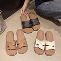 French-style women's summer sandals, 2026 new flat casual versatile flip-flops, perfect for vacation and pairing with skirts