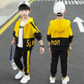 Boys' fall outfit set  new children's clothing boys' casual spring and autumn sports two-piece set casual and versatile