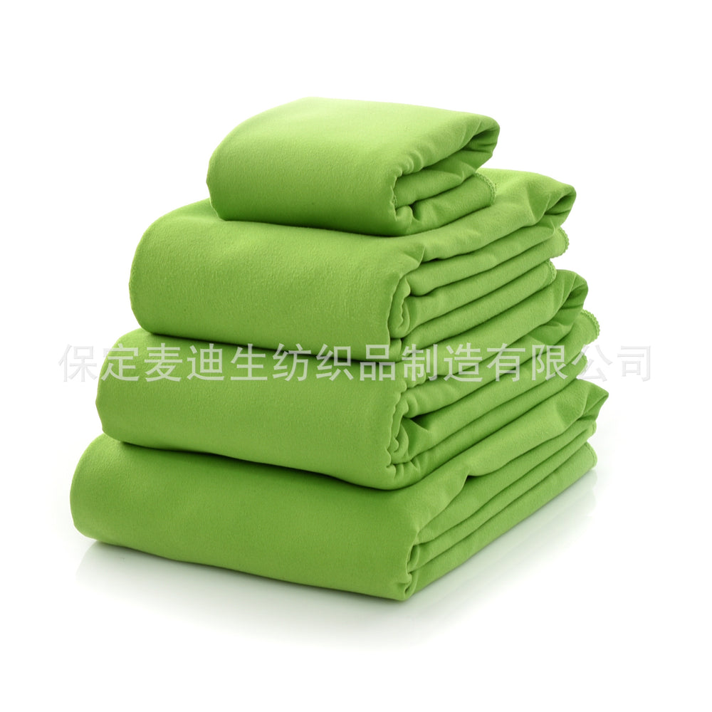 Factory direct quick-dry beach towels with embroidered logos, printed advertising logos, sand-free bath towels, soft, absorbent, and lint-free