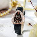 Shangmei cross-border new arrival small thin strap snake-shaped women's fashion watch student with diamond casualtrendy quartz watch